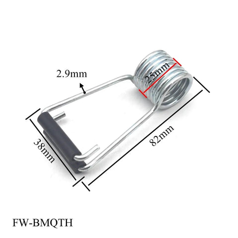 Heavy Duty Self Closing Door Closer Hinge Spring Kit 25 Piece Set With Torsion Spring Butt Hinge Pins detailed measurements