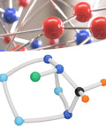Hands On Chemistry Molecular Model Kit For Building 3D Carbon Hydrogen Oxygen Nitrogen Structures, Educational Science Set