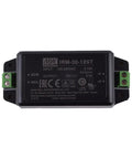 Workhorse 12 Volt 2.5 Amp 30 Watt Din Rail Power Supply in compact black casing with connections for easy setup.