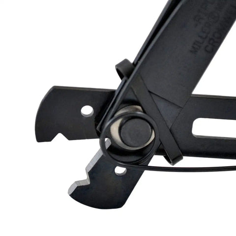 Close-up of 101 S Adjustable Wire Stripper For Electricians And Tech Pros showing precision cutting blades and adjustment mechanism.