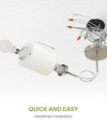 Mini Pendant Ceiling Light Fixture 60W E26 Socket 120V Dimmable Compatible With LED CFL Incandescent Bulbs ETL Listed installation guide