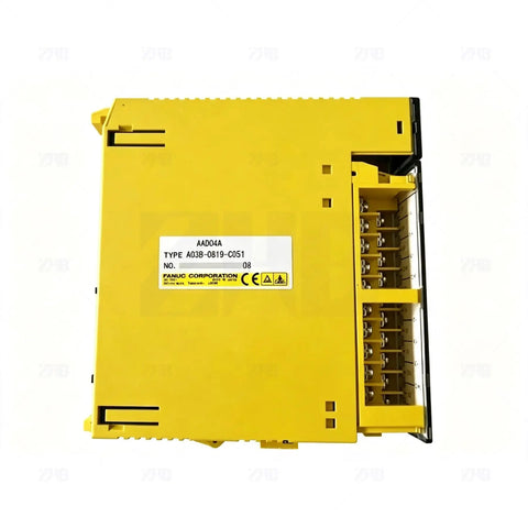 Analog I O Output Board For CNC Machines With A03B 0819 C051 And A03B 0826 J051 C052 Compatibility Industrial Control Module yellow terminal side
