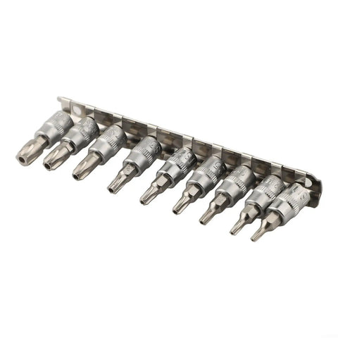 Grab This Sick 9-Piece Pentalobe Socket Set With Chrome Vanadium Steel Bits For Torx Security Screws Repair And Electronics Gadgy Fixes, TS10-TS50