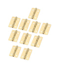 Beefy Rotating Concealed Cabinet Hinges Set, 10 Pcs Mini Door Hinges For Furniture, Jewelry Boxes And Small Cupboards, 30x21mm
