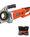 Heavy Duty Electric Pipe Threader Machine Featuring Solid Copper Motor And Six Precision Die Heads for easy plumbing work.