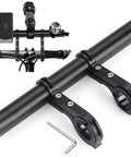 7.9 Inch Bike Handlebar Extender Aluminum Alloy Extension Mount for Accessories Dual Mount Design for Lights Speedometers GPS