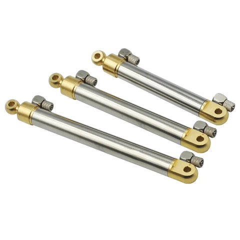 RC Model Mini Hydraulic Cylinder Stainless Steel Spare Parts Precision Machined Inner Wall For Smooth Action 55 mm Stroke