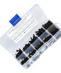Heavy Duty 12.9 Grade M2.5 Hex Socket Screw Bolt Kit With Rust Proof Coating in plastic case with mixed lengths