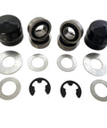 Front Wheel Bearing Conversion Kit For Riding Lawn Mowers, Easy Upgrade For Smooth Rolling And Long Lasting Front Wheel Performance, Fits Craftsman Husqvarna Poulan Jonsered Sears AYP Murray Mowers showing bearings, washers, and caps.