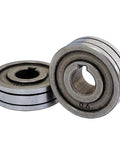 Two 30mm diameter knurled groove wire feed drive rollers for SSJ-29A MIG welder (0.6/0.8mm)