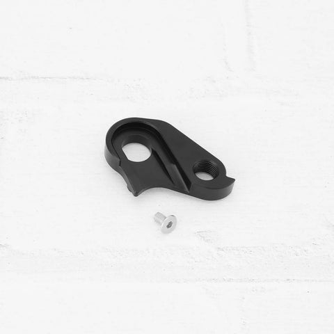 Rear Derailleur Hanger Replacement For Marin Polygon Siskiu Bikes 2017 To 2022 on white surface with mounting screw