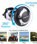 Power Handle Steering Wheel Spinner Knob For Easy Driving And Comfy Grip Reduces Fatigue One Hand Operation Car Accessory