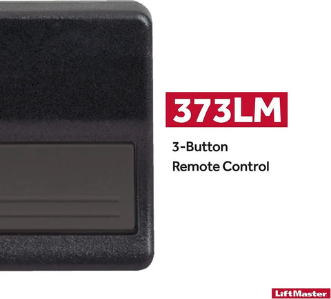 Close-up of a Two Pack 373LM Three Button Garage Door Remote Controls For Compatible Openers, Easy Setup And Fast Sync, Reliable Range.