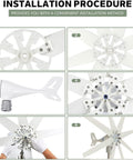 High Efficiency 18000W Wind Turbine Kit With 8 Blade Windmill For 12V 24V 48V Off Grid Homes Boats Cabins And Terraces Controller Included Low Starting Torque Three Phase Permanent Magnet Generator installation steps