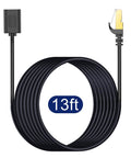 Ethernet Extension Cable Cat6 Cat5e Cat5 Shielded RJ45 Male To Female 13 Feet High Speed Network Cable Up To 1000 Mbps