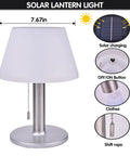 Diagram of Go To Solar Table Lamp For Outdoor And Indoor Use With 3 Lighting Modes Eye Caring LED Waterproof Cordless Desk Lamp