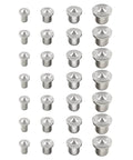 Dowel And Tenon Center Transfer Plugs Set 40 Piece Pro Grade For DIY Woodworkers In Four Sizes One Quarter Inch Five Sixteenths Inch Three Eighths