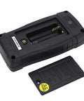 Back view of 4000 Count Digital Multimeter With Backlit Display Auto Range Handheld Tester for battery installation