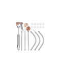 Piercing Tapers Set 14G 16G 18G With Ball Grabber Tool And Insertion Pin For Safe Easy Piercing Of Ear Nose Navel Nipple Lip Eyebrow And Tongue Stainless Steel Hypoallergenic Kit Includes Healing Discs