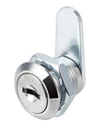 Drawer Cam Lock For Cabinets And Drawers, 0.69 Inch Diameter Cylinder, Five Eighths Inch Length, Zinc Alloy Chrome Plated, Keyed Different