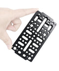 Universal Cheese Plate Cinema Camera Mounting Plate fits Sony FX3 FX30 BMPCC 6K Pro URSA Mini and DSLRs Version 3 in hand