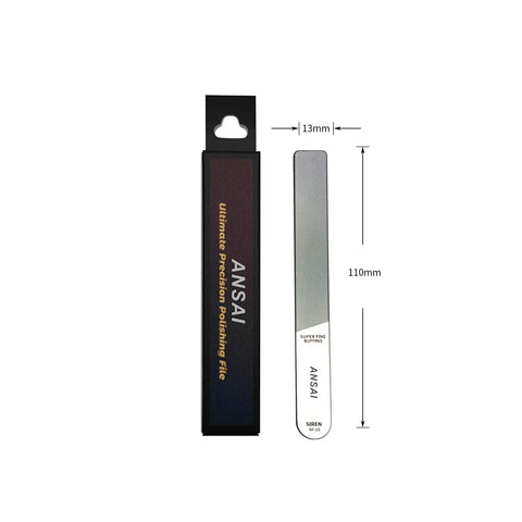 Pro Grade Glass Polishing And Grinding Tool For Scale Plastic Models, Dual Sided With Mirror Finish, measuring 110mm x 13mm
