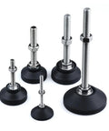 Adjustable Leveling Feet Set 5 Pieces For Furniture Legs 50mm Diameter Threaded Levelers Built To Last Premium Aluminum Alloy