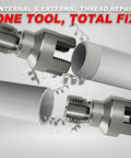 Dual Function Pipe Threading Tool Kit With Easy Flip Dual Head Design threading PVC pipes