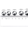 Set Of Ten 19mm Polished Carbon Steel Bearing Balls For Precision Fit And Budget Friendly Maintenance Great For Industrial Equipment Repair And Everyday Home DIY Projects, 19mm ball on ruler