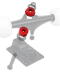 Replacement Skateboard Truck Bushings 4 Pack For Two Trucks In A Range Of Colors And Durometers Soft To Hard USA Made Includes 96A Red