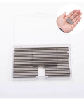 50 Pcs 3Mm X 40Mm Silver Stainless Steel Dowel Pins 304 for Bookshelf Cabinet Furniture Fixing and Easy DIY Assembly