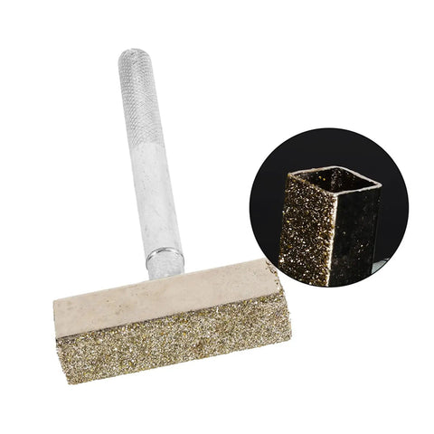 Tough As Nails Grinding Wheel Dresser and Bench Grinder Tool Rest, 3.9 x 1.7 inch, metal, for truing and deburring metal parts.