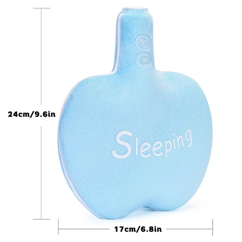Ultra Soothing Baby Sleep Soother With Gentle Vibration Portable Vibrating Mattress Pad for Newborn and Infant, azure blue