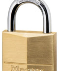 Solid Brass Padlock With Key For Indoor And Outdoor Use, Durable Keyed Padlock Ideal For Backpacks, Brass Body, 40 mm