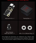 ADXL345 V2.0 Accelerometer Board For Klipper Input Shaping And 3D Printer Vibration Sensor Module With USB Connection Plug And Play Compatible With Voron Stealthburner Hotend Parts, including screws and rings in packing list