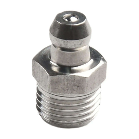 Top 10 Piece Stainless Steel Grease Fitting Kit With Straight Design 201 Metal 18-28 Thread Rust Proof Oil Nipples For Car Machinery And Hardened Bearings Maintenance Work, stainless steel grease nipple