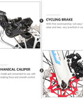 Close-up of Hardcore Two Pack Mechanical Disc Brake Kit For Mountain And Road Bikes Solid Aluminum Alloy, showcasing mechanical caliper.