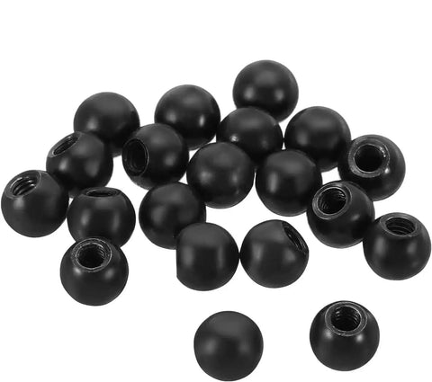 10 Pack Black M4 Thread Cap Nuts And Knob Covers For Light Fixtures And Furniture Dope Decorative Screw Caps For Lamps Steel