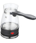 Electric Turkish Coffee Pot With Detachable Handle Clear Glass Teapot And Kettle For Office Home Or On The Go RV Restaurant Use 110V