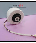 Replacement Brushless DC Fan Motor For Air Conditioners Inverter Compatible Internal Cooling Fan DM01P216 on a pastel background