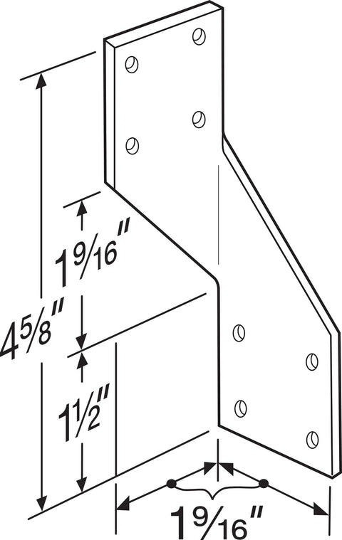 Rock Solid 18 Gauge Galvanized Steel Hurricane Tie Roof Truss Wall Connector For Seismic Wind Resistance Heavy Duty Construction Framing Hardware Easy Installation