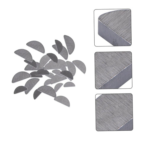 80 Piece Stainless Steel Woodruff Keys Set Beefy Semicircle Fasteners Key Stock 8 Sizes For Machinery And DIY Projects Heavy Duty