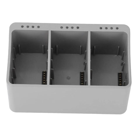 Top view of Three Port Drone Battery Charging Hub With Digital Display, Fast Multi Charging Station for Mini 3, Pro, 4 Pro Batteries