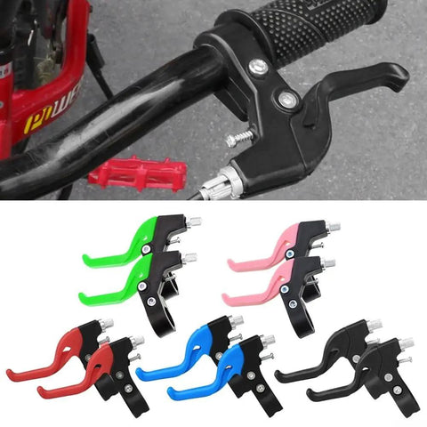 Kids Bike Brake Levers Set For 2cm Handlebar Diameter Easy Reach Brakes Pink Mountain And Folding Bike Parts display