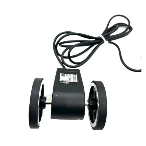 Straight Up Precision Rolling Gauge With Reversible Counter Built For Tight Measurements Up To Two Digits, detailed view showing the LK-80-4 model and wheels.