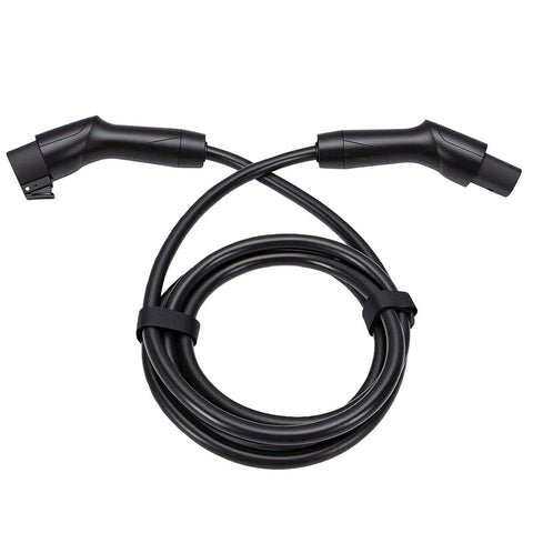 Heavy Duty 50A EV Charger Extension Cord 16.4 Foot Level 1 Portable Charging Cable with dual connectors for all EVs.