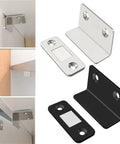 Two Piece Strong Magnetic Cabinet Catches With Hidden Door Closer And Screws For Closet Cupboard Furniture Hardware