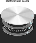 Tempered Glass Lazy Susan Turntable For Dining Table With Swivel Assist System Quiet Smooth Spin Large Round Serving Tray internal design