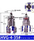 Beefed-Up Pneumatic Fixture Cylinder With Four Claw Clamp, Sensor Switch, Mechanical Arm Gripper Finger, Water Spout Clip Model Ahvg35 diagram