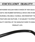 Durable rubber PCV valve hose for Subaru Forester 2.5L 2011-2016 and Crosstrek 2.0L 2015-2017, curved design, OE fit